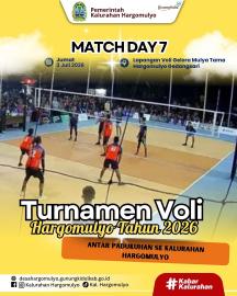 MACTH DAY 7 TURNAMEN VOLI HARGOMULYO TAHUN 2026